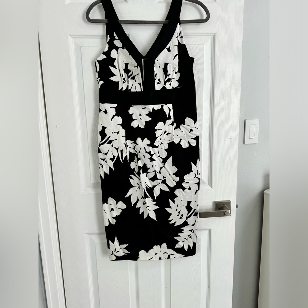 NWY black with white flowers